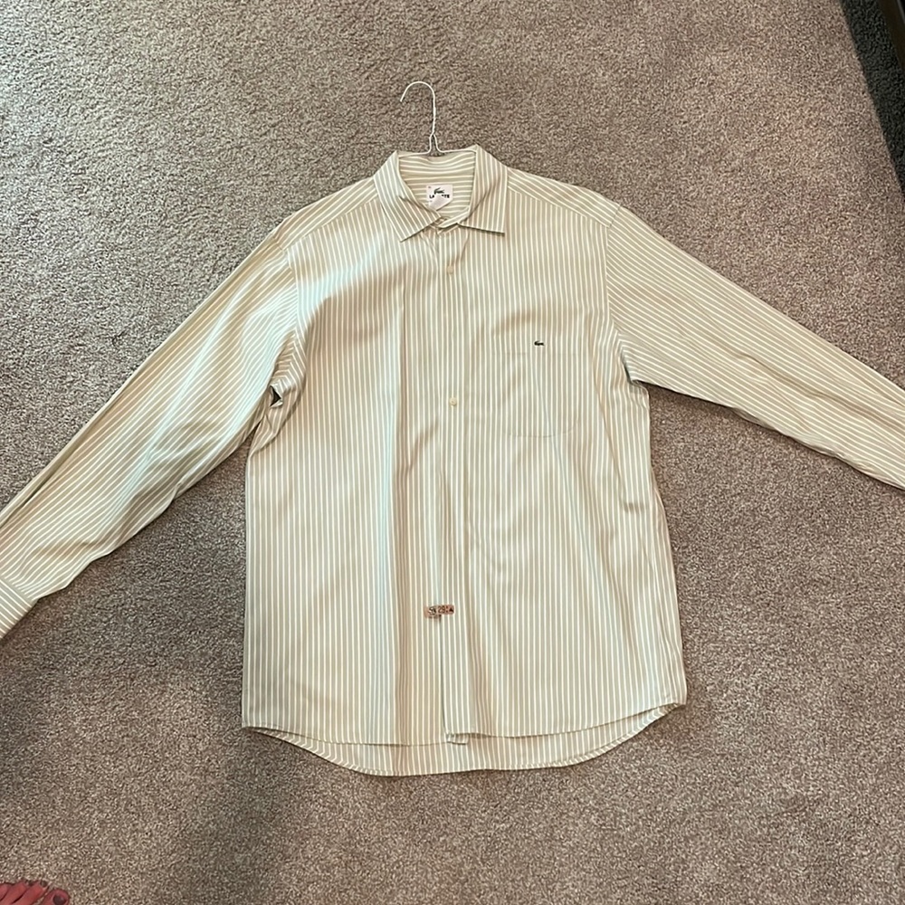 Lacoste long sleeve button up